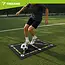 Trizand Voetbaltrainingsmat 60 x 90 cm met markeringen, antislip en tas voor techniektraining