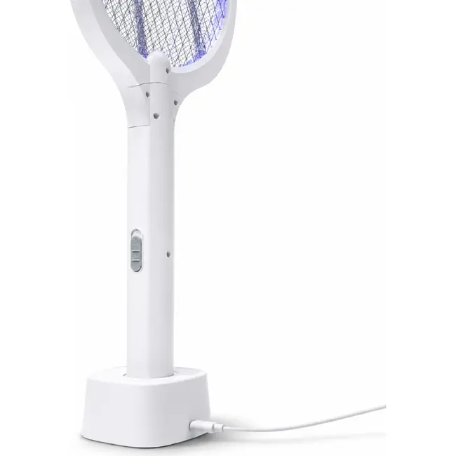 TIROSS Elektrische vliegenmepper met led-display en 1800 mAh accu
