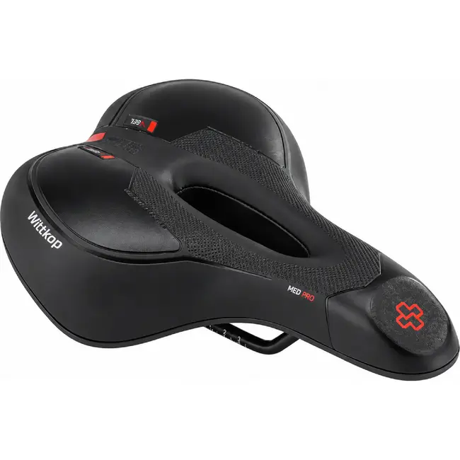 Wittkop Dames gel zadel - ergonomisch ontwerp - comfort en ondersteuning - zonder zadelstrop