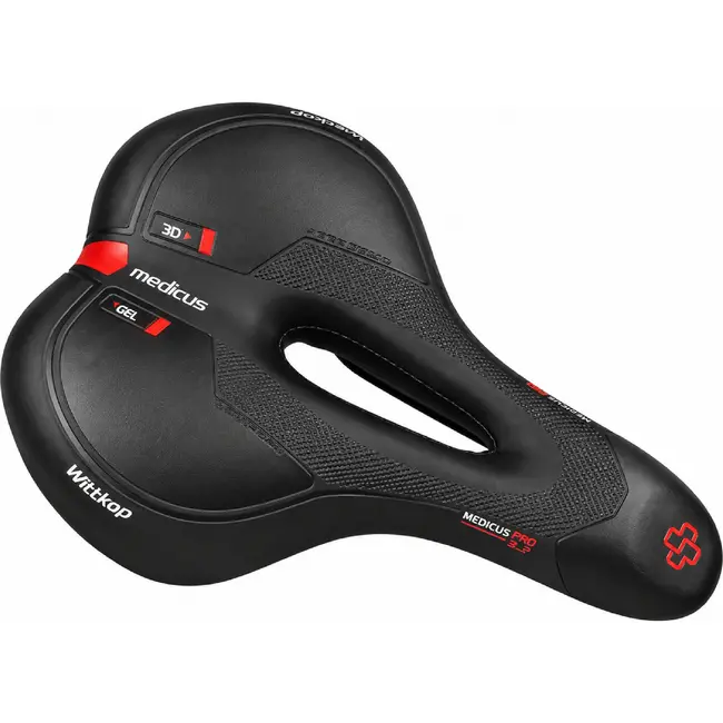 Wittkop Dames gel zadel - ergonomisch ontwerp - comfort en ondersteuning - zonder zadelstrop