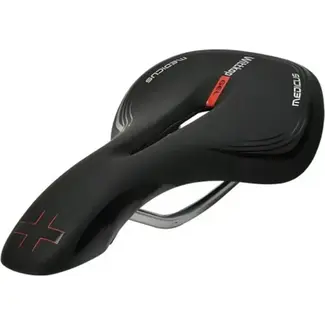 Wittkop Gel race/MTB zadel - dynamische demping - extra comfort - zwart/grijs design