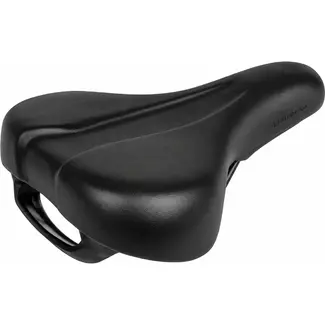 Ventura Comfortabel stadszadel met handgreep - naadloos oppervlak - 260x200 mm - inclusief zadelstrop