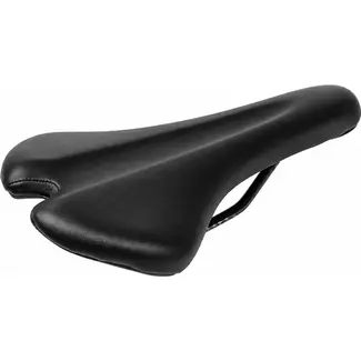 Ventura Racingzadel - V-design - Drukverlichting - 280x142 mm - Zwart