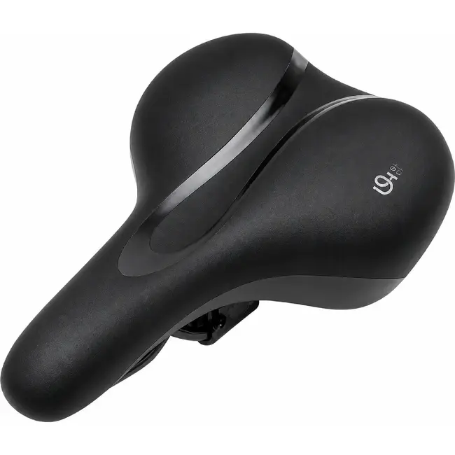 Selle Royal Comfortabel unisex stadszadel zwart met zachte vulling