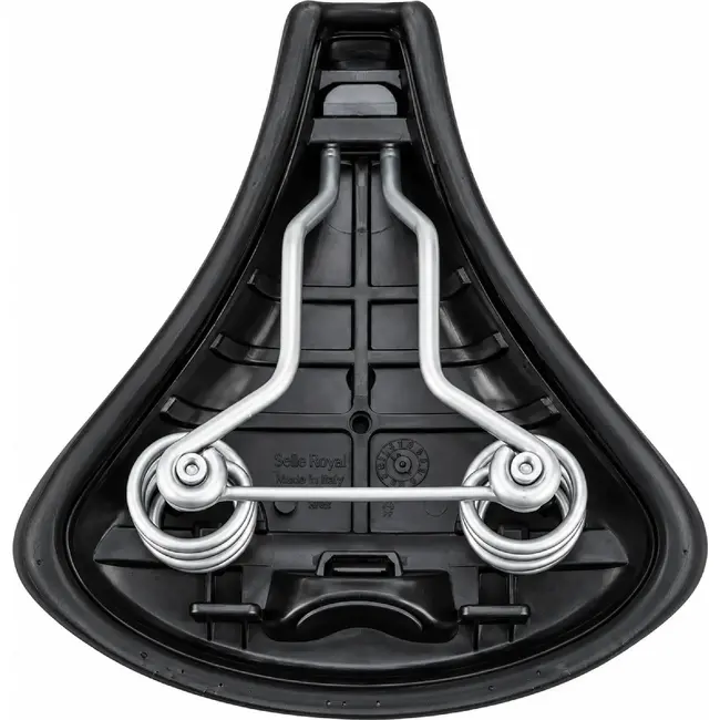 Selle Royal Zadel met retro design en gelvulling - 247x219 mm - Zwart