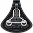 Selle Royal Zadel met retro design en gelvulling - 247x219 mm - Zwart