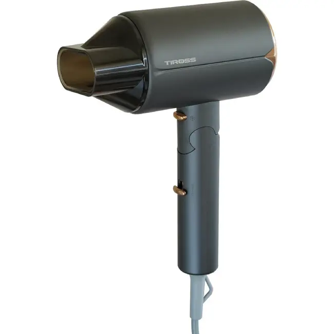 TIROSS Föhn 2000 W met inklapbare handgreep en 3 warmtestanden