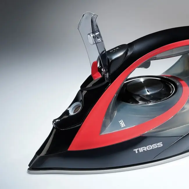TIROSS Stoomstrijkijzer 2400 W met keramische zool en 350 ml reservoir