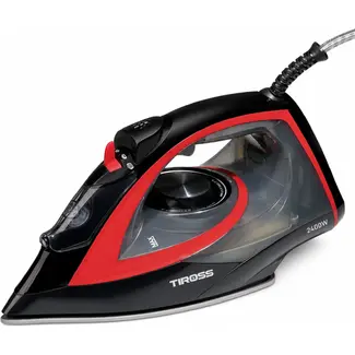 TIROSS Stoomstrijkijzer 2400 W met keramische zool en 350 ml reservoir