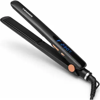 TIROSS Stijltang 45 W met LCD-display en keramische platen 150-230 °C