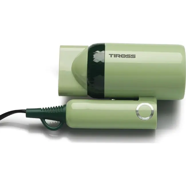 TIROSS Mini föhn 1200 W met inklapbare handgreep in groen of roze