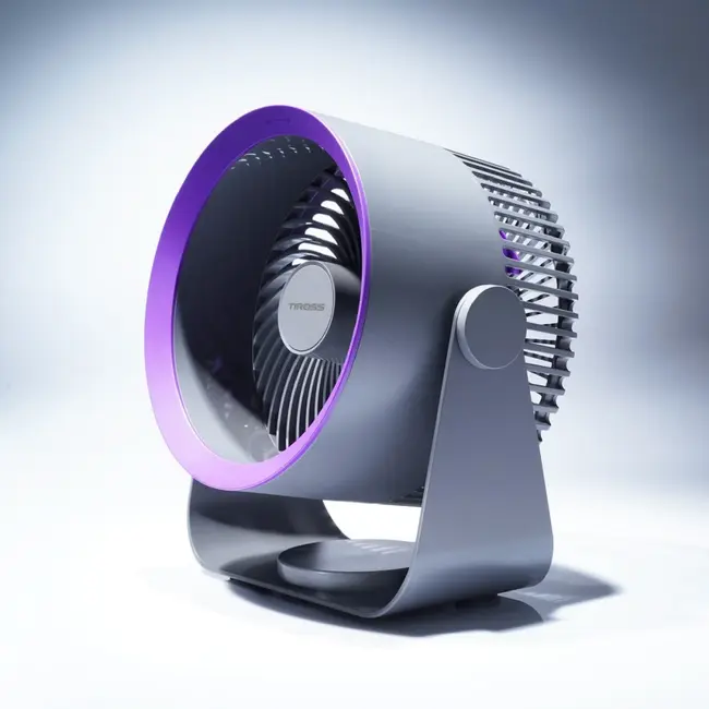 TIROSS Ventilator 10 W met 3 snelheden, 5000 mAh accu en USB-C