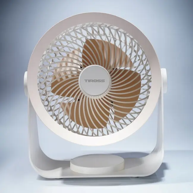 TIROSS Ventilator 10 W met 3 snelheden, 5000 mAh accu en USB-C