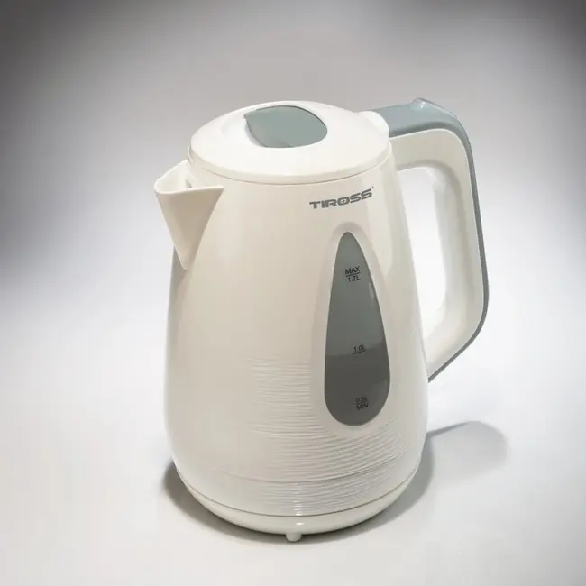 TIROSS Waterkoker 1,7 l 2200 W met waterfilter en 360° draaivoet