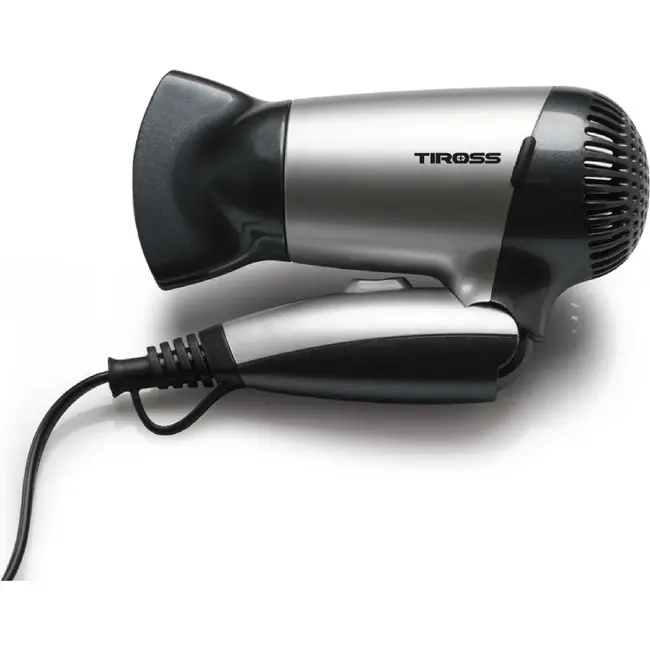 TIROSS Mini föhn 1200 W met inklapbare handgreep en 2 warmtestanden