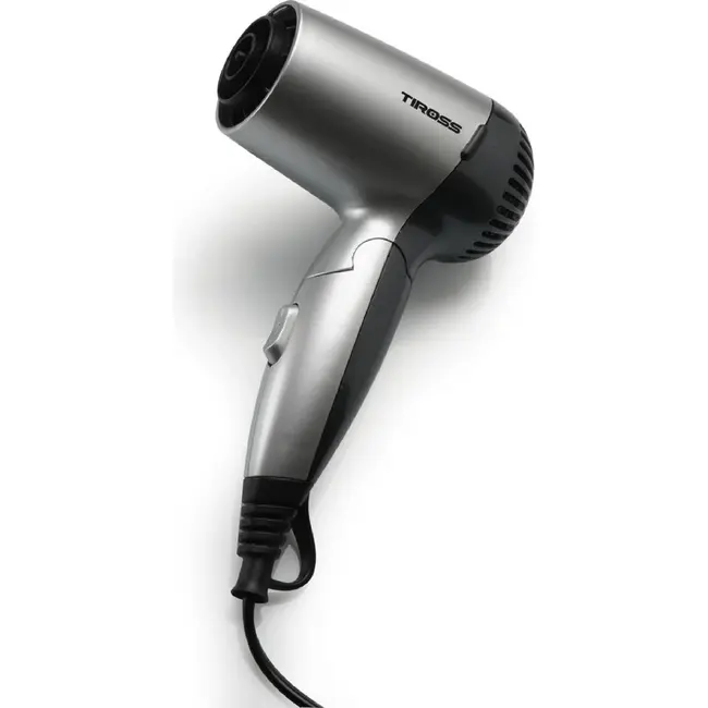 TIROSS Mini föhn 1200 W met inklapbare handgreep en 2 warmtestanden