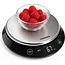 TIROSS Digitale keukenweegschaal 5 kg met RVS weegvlak en LED-display