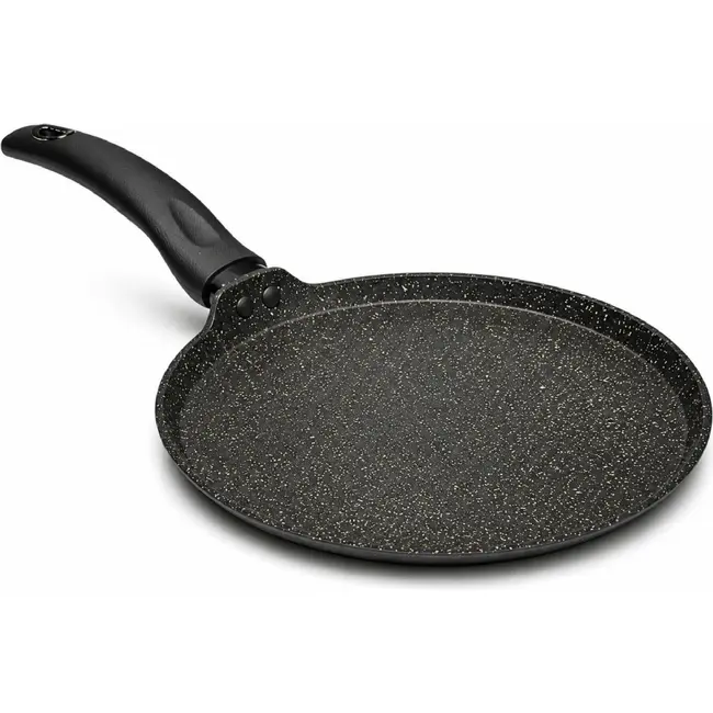 TIROSS Pannenkoekenpan 28 cm met marmeren antiaanbaklaag voor inductie