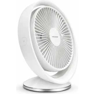 TIROSS Ventilator 5 W met 3 snelheden, 4000 mAh accu en USB-C kabel