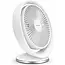 TIROSS Ventilator 5 W met 3 snelheden, 4000 mAh accu en USB-C kabel