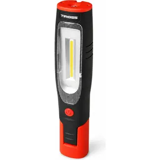 TIROSS Werklamp 400 lm met COB-led, SMD-led, magneten en USB-C