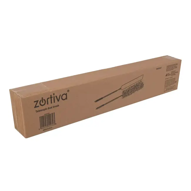 Zortiva Telescopische stofborstel 250 cm met 2 opzetstukken voor stof en spinnenwebben op hoogte