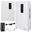 Zortiva Luchtontvochtiger 90 W voor 30 m² met 1800 ml reservoir, timer en LCD-display