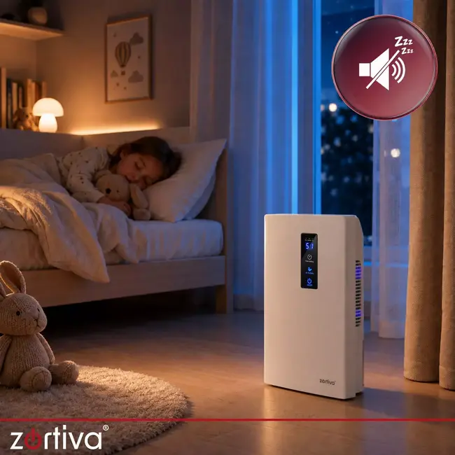 Zortiva Luchtontvochtiger 90 W voor 30 m² met 1800 ml reservoir, timer en LCD-display