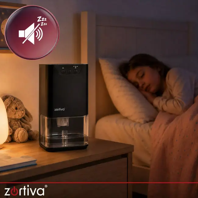 Zortiva Luchtontvochtiger 1400 ml 36 W met timer, LED en capaciteit tot 380 ml per dag