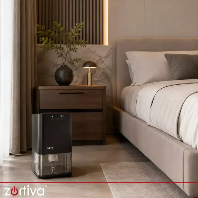 Zortiva Luchtontvochtiger 1400 ml 36 W met timer, LED en capaciteit tot 380 ml per dag