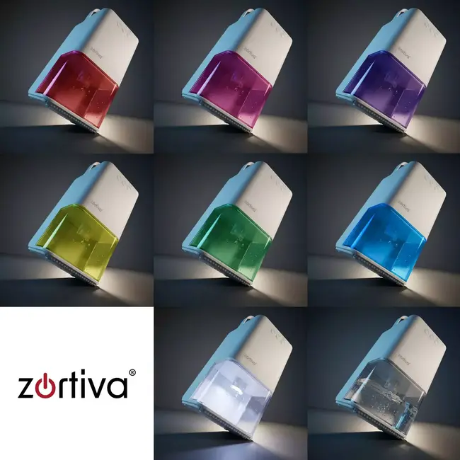 Zortiva Luchtontvochtiger 1400 ml wit 36 W met timer, LED en capaciteit tot 380 ml per dag