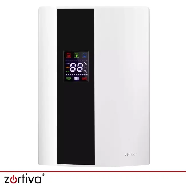 Zortiva Luchtontvochtiger 30 m² met hygrostaat 40-70%, 2 liter reservoir en afstandsbediening