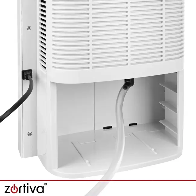 Zortiva Luchtontvochtiger 30 m² met hygrostaat 40-70%, 2 liter reservoir en afstandsbediening