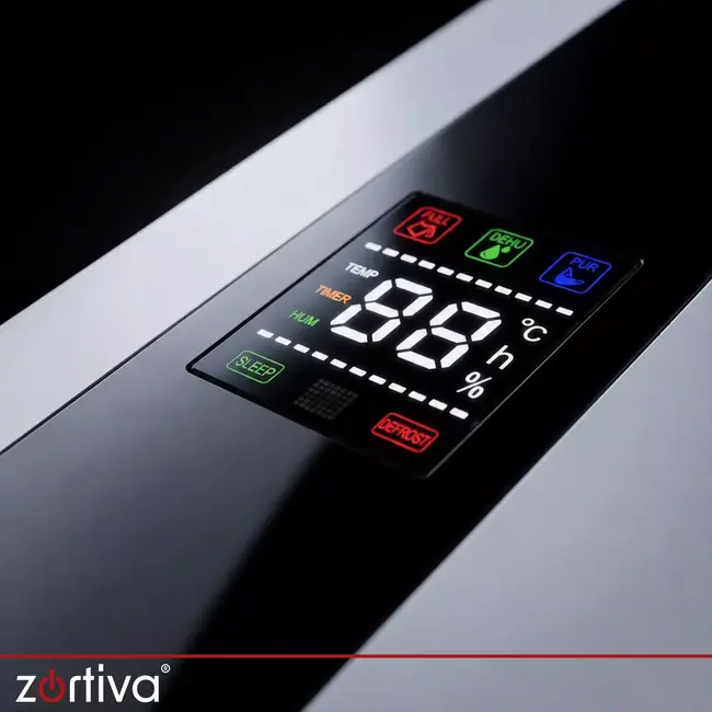 Zortiva Luchtontvochtiger 30 m² met hygrostaat 40-70%, 2 liter reservoir en afstandsbediening