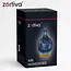 Zortiva Luchtbevochtiger 200 ml met aromadiffuser, 3D LED-vuurwerkeffect, timer en 3 geuroliën