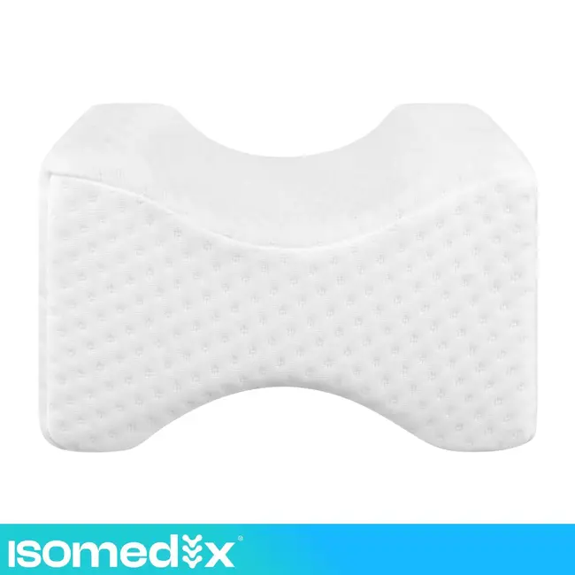 Isomedix Ergonomisch kniekussen voor zijslapers 25 x 21 x 15 cm met afneembare hoes