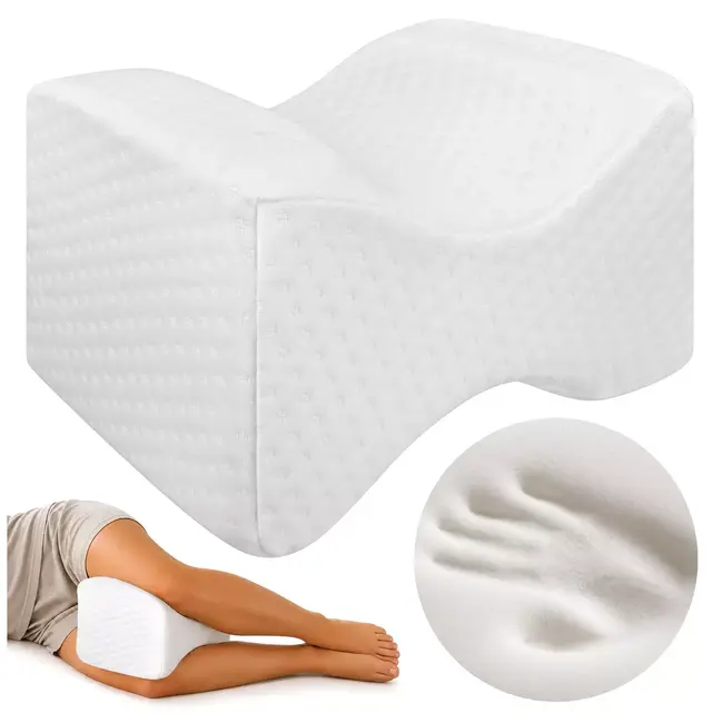 Isomedix Ergonomisch kniekussen voor zijslapers 25 x 21 x 15 cm met afneembare hoes