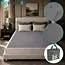 Isomedix Gewichtsdeken 7 kg 200 x 150 cm grijs met glazen bolletjes en 7-laagse opbouw voor rust
