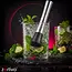Zortiva Cocktailset 6-in-1 met shaker 700 ml, jigger 15/30 ml, muddler, lepel en schenktuiten