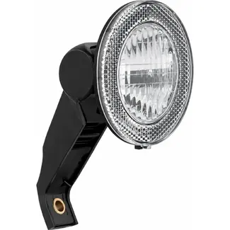 AXA fietskoplamp - Dynamo aangedreven - Voorzijde montage - Zwart