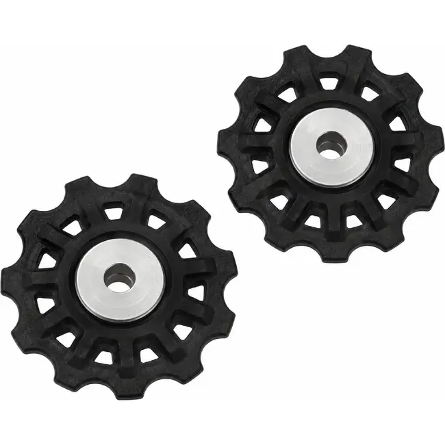 Sunrace Derailleurwielset - 11T - Duurzaam composiet - Zwart/Rood