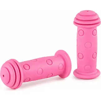 Widek Kinderfiets handvatten - roze - extra breed - veilige grip - 100 mm