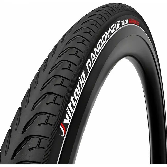 Vittoria Buitenband 28 Inch 37-622 Zwart Met 3 mm Anti-Leklaag En Zwarte Reflectiestrook