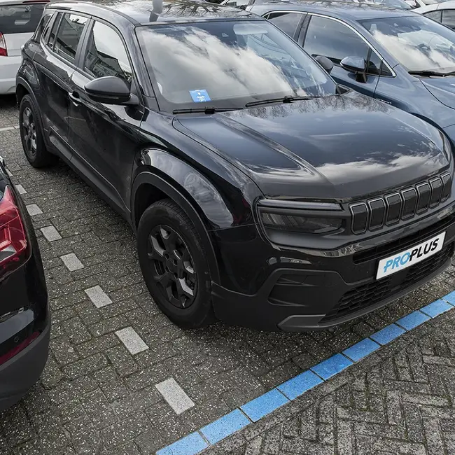 ProPlus Blauwe parkeerschijf - Duurzaam PU - 10 x 12 cm - Europese norm