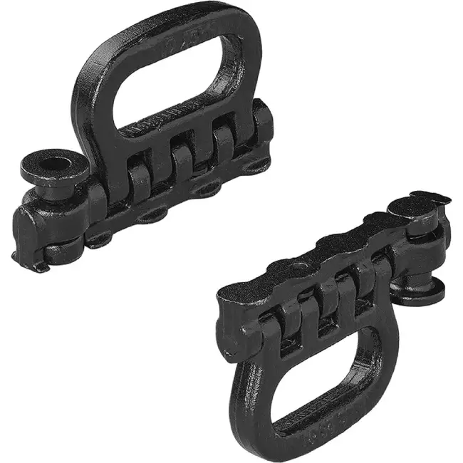 ProPlus Viervoudige stud fitting klapbaar voor airline rail met 25 kN trekbelasting en sjorpunt