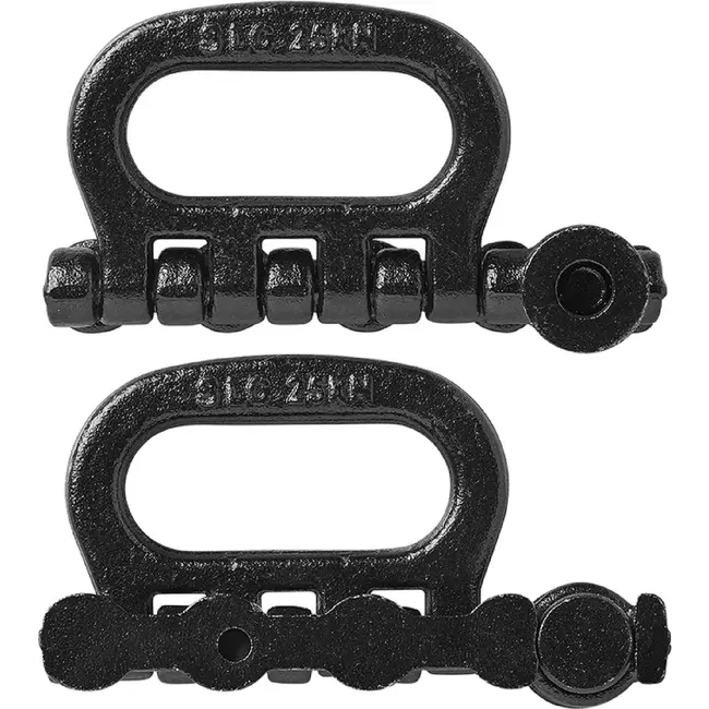 ProPlus Viervoudige stud fitting klapbaar voor airline rail met 25 kN trekbelasting en sjorpunt