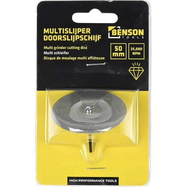 Benson Multitool doorslijpschijf - diamantcoating - Ø 50 mm - veelzijdig en duurzaam