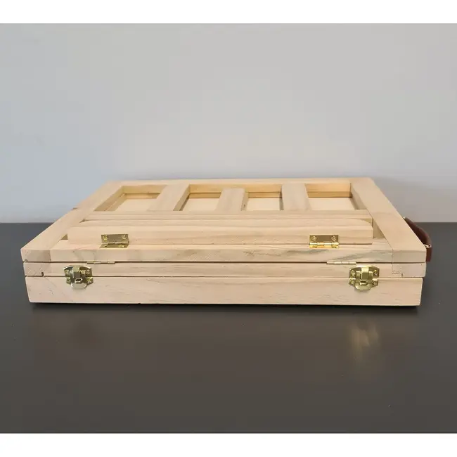Maaleo Schilderkit in Houten Koffer – 45-delige Complete Kunstenaarsset