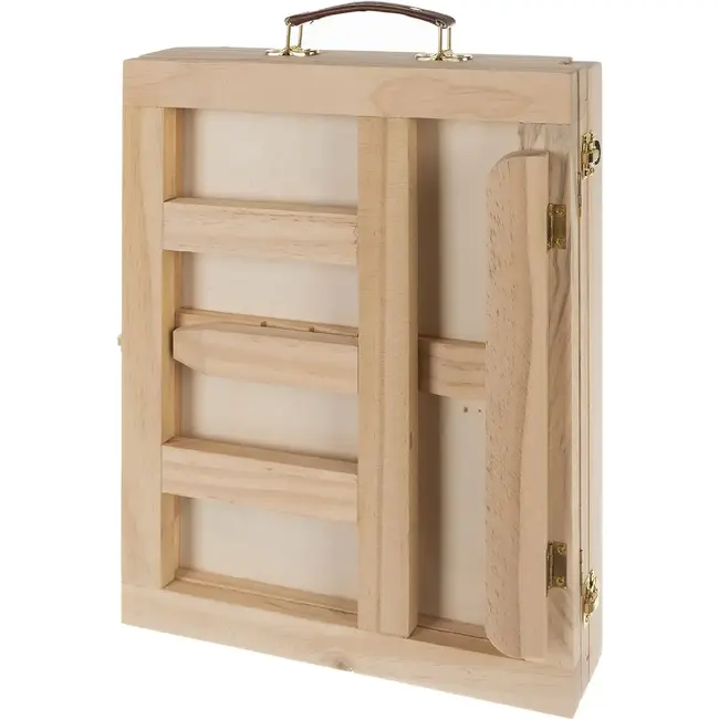 Maaleo Schilderkit in Houten Koffer – 45-delige Complete Kunstenaarsset
