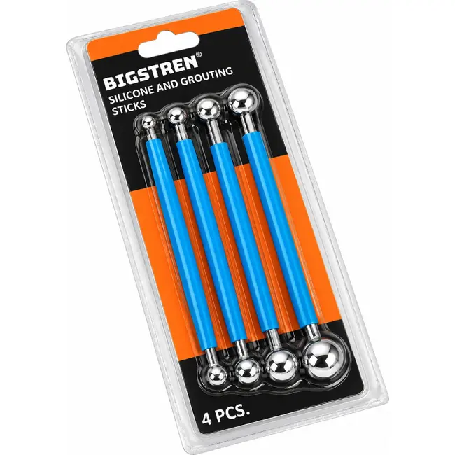 Bigstren Siliconenstrijkers set 4-delig voor voegen, kit, acryl en afdichtmiddelen